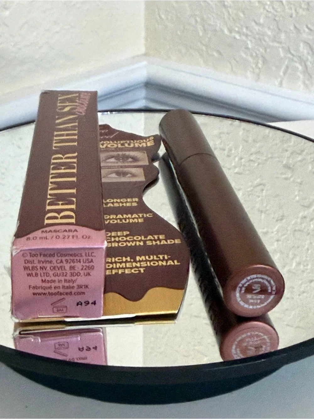 Too Faced Better than sex mascara in shade chocolate brand new